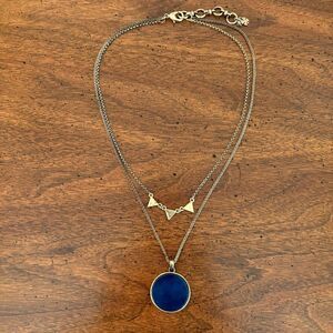 Lucky Brand | Reversible Pendant Layer Necklace | 22” Adjustable